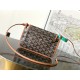 AAAAA Replica Goyard Plumet clutch bag with initials Brown Fake Clone