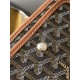 AAAAA Replica Goyard Plumet clutch bag with initials Brown Fake Clone