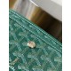 Replica Goyard Plumet clutch bag with green initials Knockoff Cheap AAAAA Replica Goyard Plumet clutch bag with green initials Fake Clone