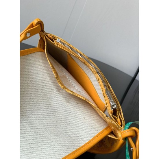 Replica Goyard Plumet clutch bag with Yellow initials Knockoff Cheap AAAAA Replica Goyard Plumet clutch bag with Yellow initials Fake Clone