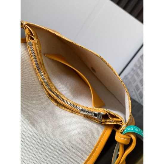 Replica Goyard Plumet clutch bag with Yellow initials Knockoff Cheap AAAAA Replica Goyard Plumet clutch bag with Yellow initials Fake Clone