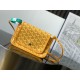 Replica Goyard Plumet clutch bag with Yellow initials Knockoff Cheap AAAAA Replica Goyard Plumet clutch bag with Yellow initials Fake Clone