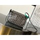 Replica Goyard Plumet Clutch with Initials Black Knockoff Cheap AAAAA Replica Goyard Plumet Clutch with Initials Black Fake Clone