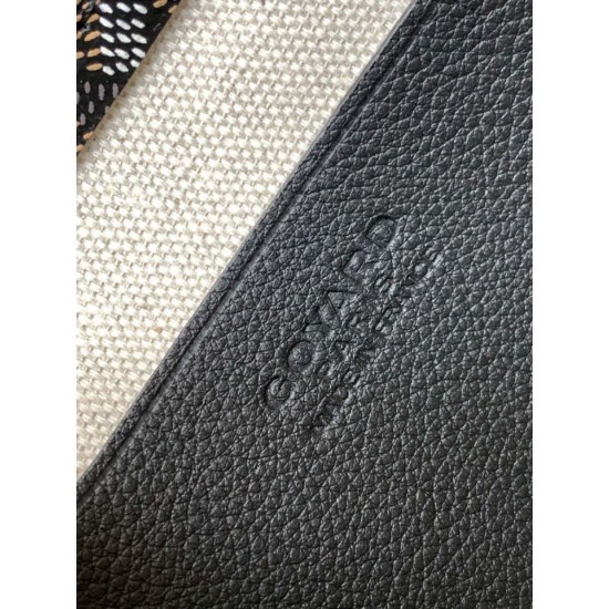 Replica Goyard Plumet Clutch with Initials Black Knockoff Cheap AAAAA Replica Goyard Plumet Clutch with Initials Black Fake Clone