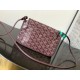 AAAAA Replica Goyard Plumet clutch bag with Bordeaux initials Fake Clone