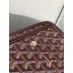 AAAAA Replica Goyard Plumet clutch bag with Bordeaux initials Fake Clone