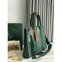 AAAAA Replica Goyard Morvan PM Green Document Bags Fake Clone