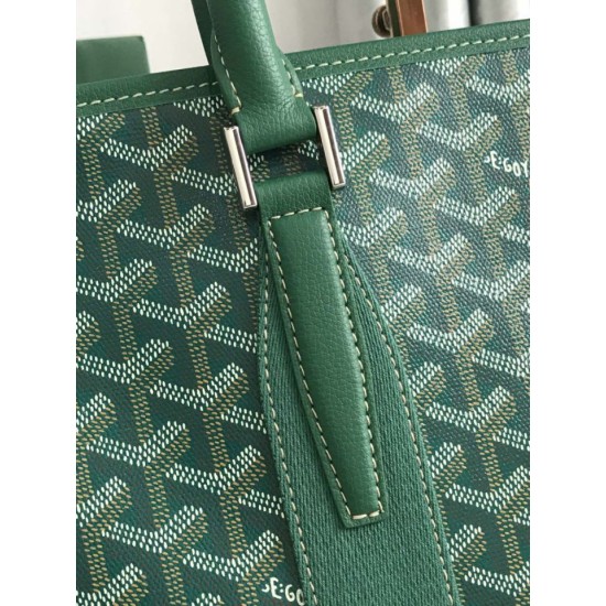 AAAAA Replica Goyard Morvan PM Green Document Bags Fake Clone