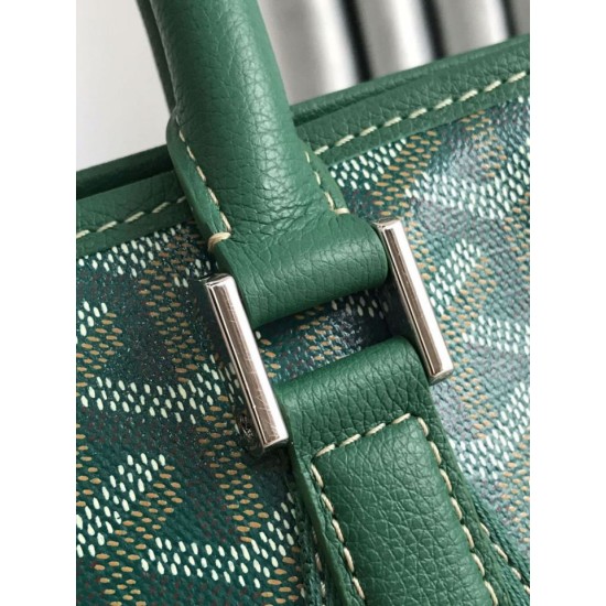 AAAAA Replica Goyard Morvan PM Green Document Bags Fake Clone