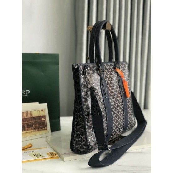 AAAAA Replica Goyard Morvan PM Document Bags Black Fake Clone