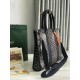 AAAAA Replica Goyard Morvan PM Document Bags Black Fake Clone