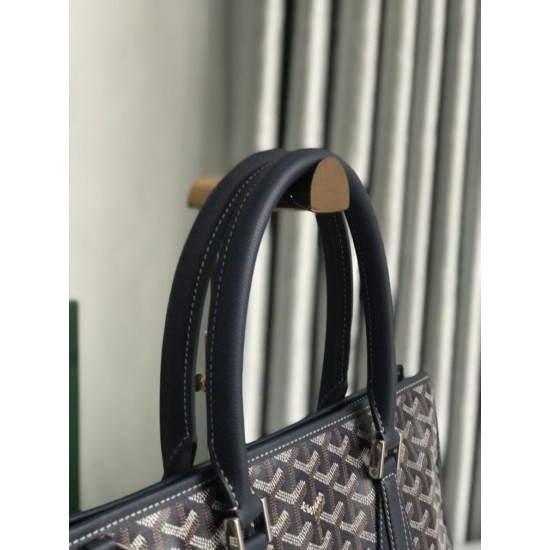 AAAAA Replica Goyard Morvan PM Document Bags Black Fake Clone