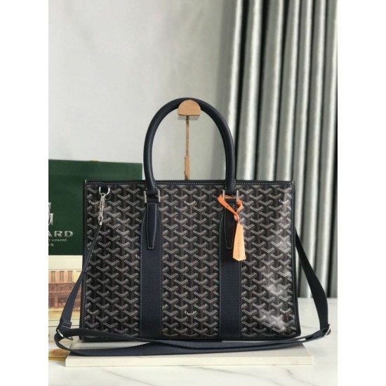 AAAAA Replica Goyard Morvan PM Document Bags Black Fake Clone