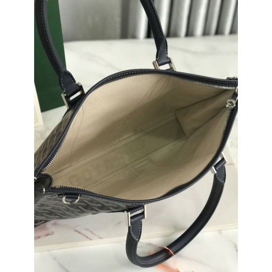 AAAAA Replica Goyard Morvan PM Document Bags Black Fake Clone