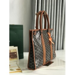 AAAAA Replica Goyard Morvan PM brown document bags Fake Clone