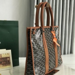 Replica Goyard Morvan PM brown document bags Knockoff Cheap AAAAA Replica Goyard Morvan PM brown document bags Fake Clone