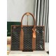 AAAAA Replica Goyard Morvan PM brown document bags Fake Clone