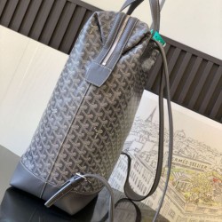 AAAAA Replica Goyard Cisalpin Goyardine Backpack Grey Fake Clone