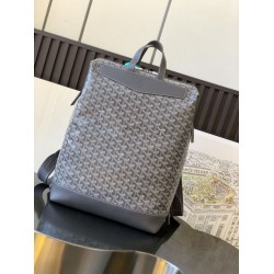 AAAAA Replica Goyard Cisalpin Goyardine Backpack Grey Fake Clone