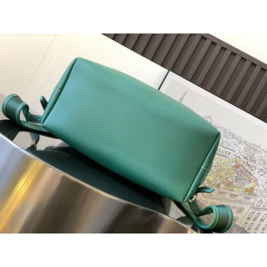 AAAAA Replica Goyard Cisalpin Goyardine Backpack Green Fake Clone