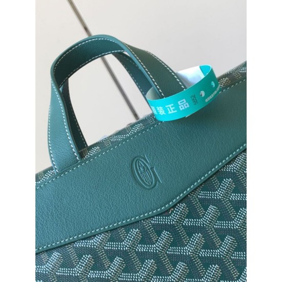 AAAAA Replica Goyard Cisalpin Goyardine Backpack Green Fake Clone