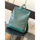 AAAAA Replica Goyard Cisalpin Goyardine Backpack Green Fake Clone