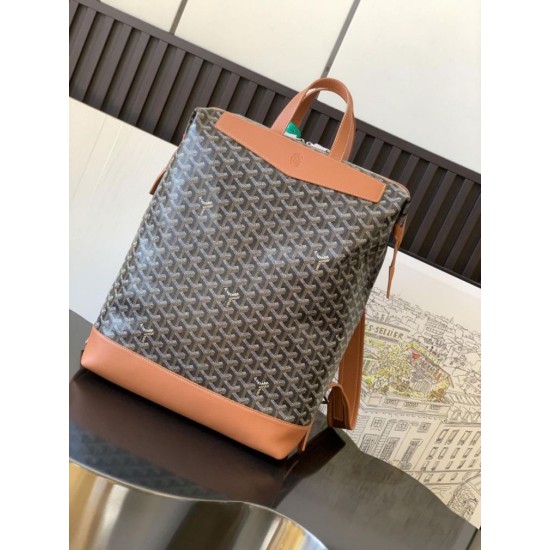 Replica Goyard Cisalpin Goyardine Backpack Brown Knockoff Cheap AAAAA Replica Goyard Cisalpin Goyardine Backpack Brown Fake Clone
