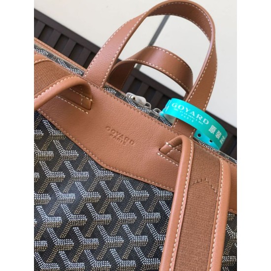 Replica Goyard Cisalpin Goyardine Backpack Brown Knockoff Cheap AAAAA Replica Goyard Cisalpin Goyardine Backpack Brown Fake Clone