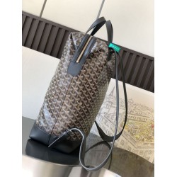 Replica Goyard Cisalpin Goyardine Backpack Black Knockoff Cheap AAAAA Replica Goyard Cisalpin Goyardine Backpack Black Fake Clone