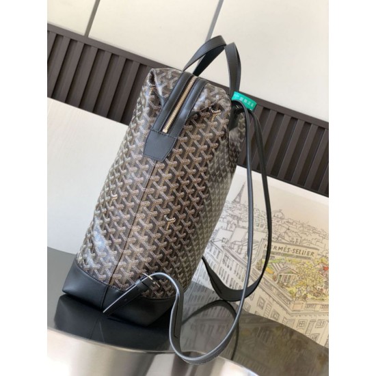 Replica Goyard Cisalpin Goyardine Backpack Black Knockoff Cheap AAAAA Replica Goyard Cisalpin Goyardine Backpack Black Fake Clone