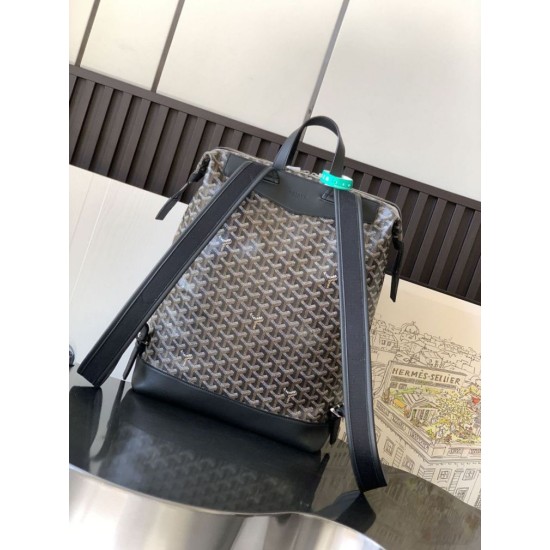Replica Goyard Cisalpin Goyardine Backpack Black Knockoff Cheap AAAAA Replica Goyard Cisalpin Goyardine Backpack Black Fake Clone