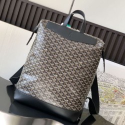 AAAAA Replica Goyard Cisalpin Goyardine Backpack Black Fake Clone