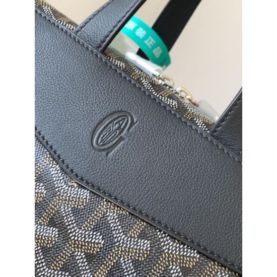 Replica Goyard Cisalpin Goyardine Backpack Black Knockoff Cheap AAAAA Replica Goyard Cisalpin Goyardine Backpack Black Fake Clone