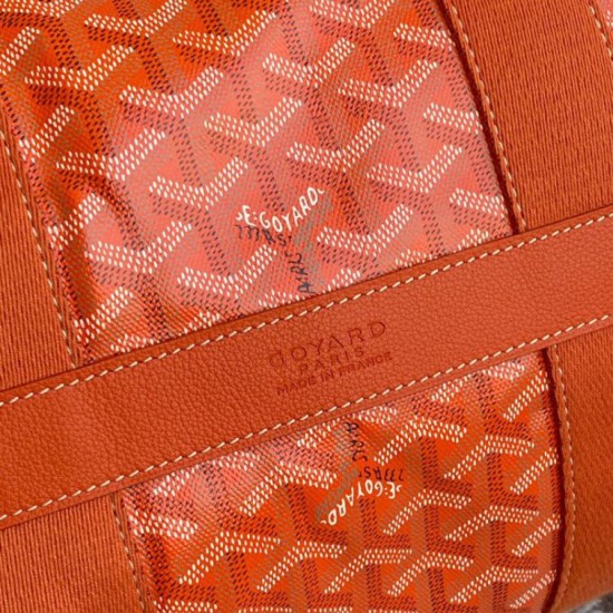 Replica Goyard Barrel 40 Classic Sports Bag Orange Knockoff Cheap AAAAA Replica Goyard Barrel 40 Classic Sports Bag Orange Fake Clone