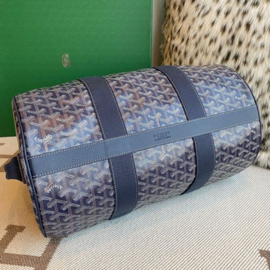 AAAAA Replica Goyard Barrel 40 Classic Sports Bag Black Fake Clone