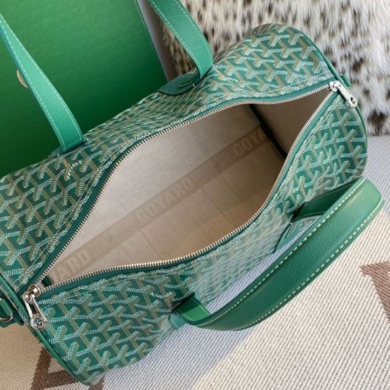 Replica Goyard Barrel 40 Classic Sports Bag Green Knockoff Cheap AAAAA Replica Goyard Barrel 40 Classic Sports Bag Green Fake Clone