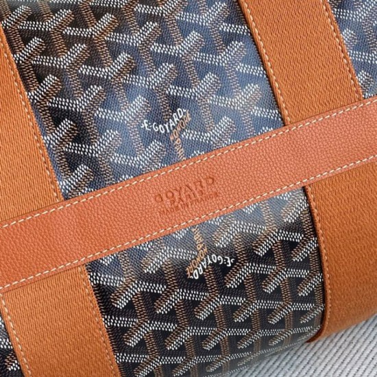 Replica Goyard Barrel 40 Classic Sports Bag Brown Knockoff Cheap AAAAA Replica Goyard Barrel 40 Classic Sports Bag Brown Fake Clone