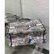AAAAA Replica Dior Lucky Medium Dior Book Tote White with Dior Night of Dreams Motif Fake Clone