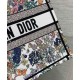 AAAAA Replica Dior Lucky Medium Dior Book Tote White with Dior Night of Dreams Motif Fake Clone