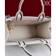 AAAAA Replica Dior Lucky Medium Dior Book Tote White Fake Clone