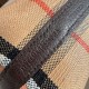 Replica Burberry Mini Reversible Bloomsbury Check Tote Bag Black/Brown Clone Cheap