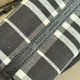 Replica Burberry Mini Reversible Bloomsbury Check Tote Bag Black/Blue Clone Cheap