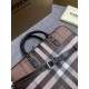 Replica Burberry Ainsworth Check Briefcase Dark Birch Brown Clone Cheap