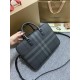 Replica Burberry Ainsworth Check Briefcase Dark Birch Blue Clone Cheap