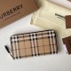 Knockoff Burberry Vintage Check E-canvas Zipper Wallet Fake Sale Online Replica Burberry Vintage Check E-canvas Zipper Wallet Clone Cheap