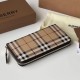 Knockoff Burberry Vintage Check E-canvas Zipper Wallet Fake Sale Online Replica Burberry Vintage Check E-canvas Zipper Wallet Clone Cheap