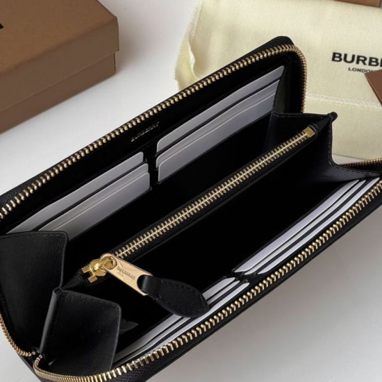 Knockoff Burberry Vintage Check E-canvas Zipper Wallet Fake Sale Online Replica Burberry Vintage Check E-canvas Zipper Wallet Clone Cheap