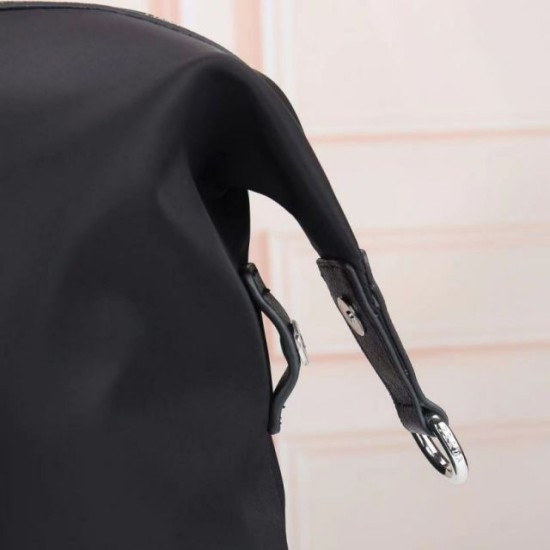 Replica Prada Re-Nylon Saffiano Travel Bag Black Clone Cheap