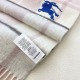 Replica Burberry Equestrian Knight Check Cashmere Scarf 32 x 180cm Pink Clone Cheap