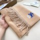 Replica Burberry Classic Reversible Cashmere Scarf 32 x 180cm Brown/Grey Clone Cheap